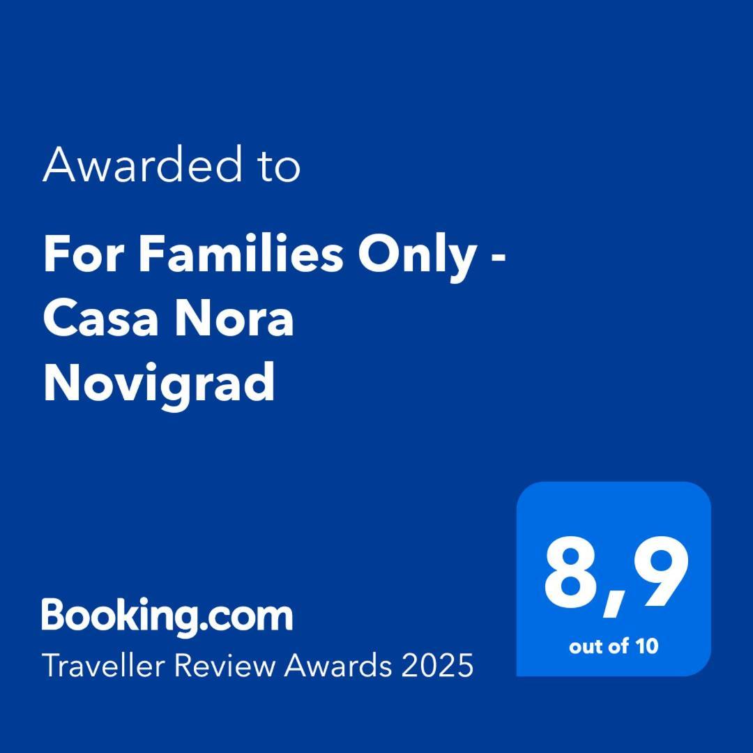 Novigrad IstriaFor Families Only - Casa Nora Novigrad别墅 外观 照片